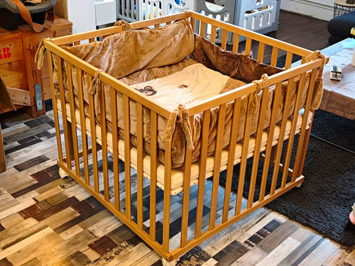 Holz babybett gitterbett mit - holz, babybett/gitterbett