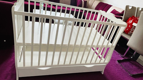 Weißes babybett gitterbett - weißes, babybett/gitterbett