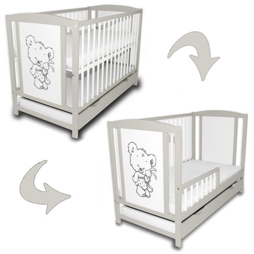 Babybett gitterbett teddybär - babybett,