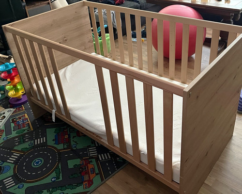 Babybett gitterbett aus - babybett, holz