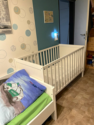 Weißes babybett gitterbett - weißes, babybett/gitterbett